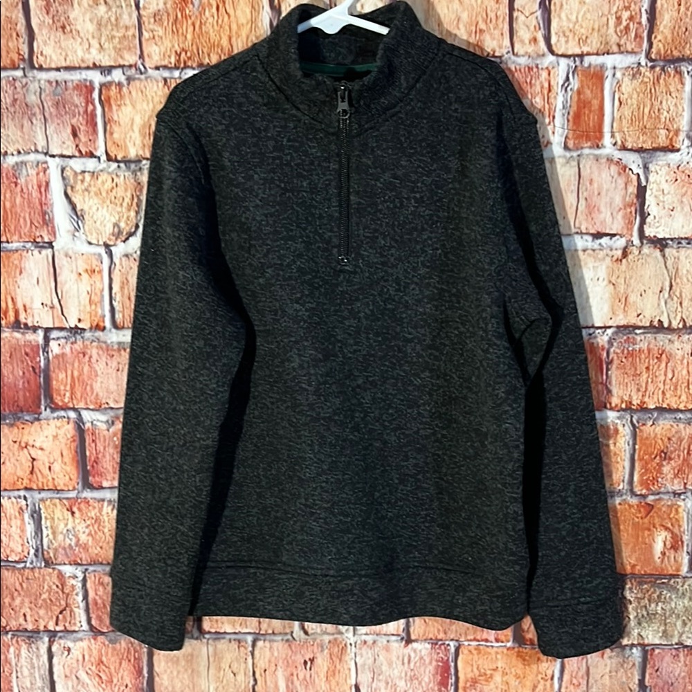 Old Navy Boys Dark Gray Quarter-Zip Sweater Size M(8)